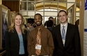 Dr. Rebecca Lee with HHP graduate students Jerald Rector (center) and Guillaume Spielmann 
