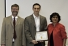  Drs. Layne and Olvera with Marius Dettmer, Marius won the Graduate Teaching Excellence Award 2010