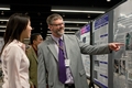  Dr. Layne’s with his research assistant, and UH Tier One Scholar, Stacy Nguy at the poster session  
