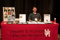  Graduate counselor Todd Boutte manning the HHP booth  