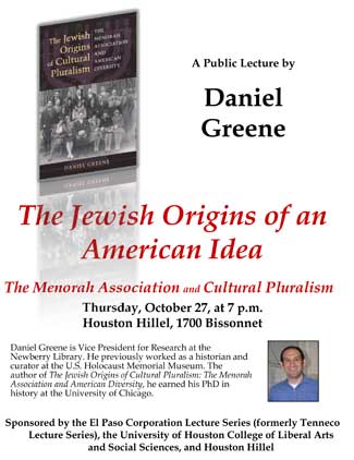 A Public Lecture by Daniel Greene