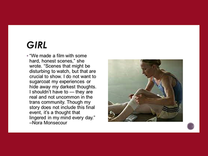 Film Screening and Panel Discussion of GIRL