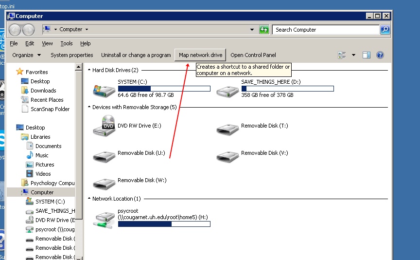 Map Network Drive