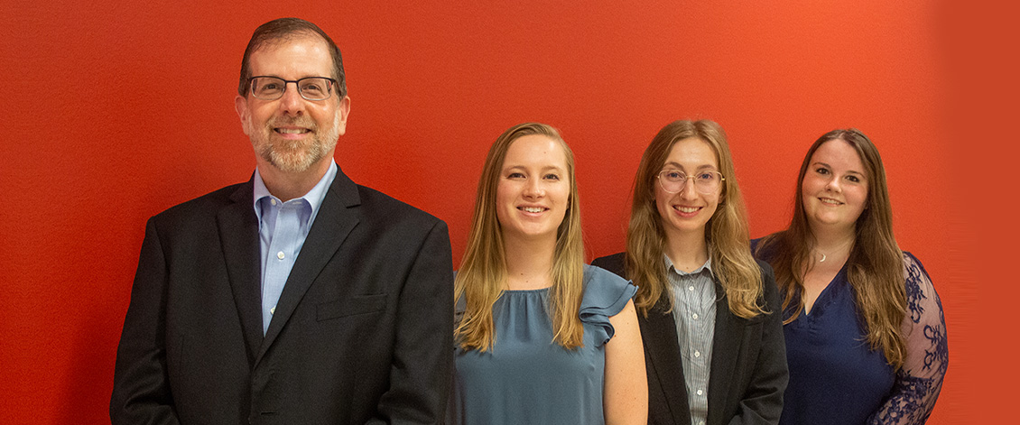 From Left (2022): Paul Cirino, Abby Farrell, Cassidy Salentine, Cristina Boada