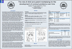 ABCT 2010: Parent and Child Mentalization in Conduct Problems - Poster