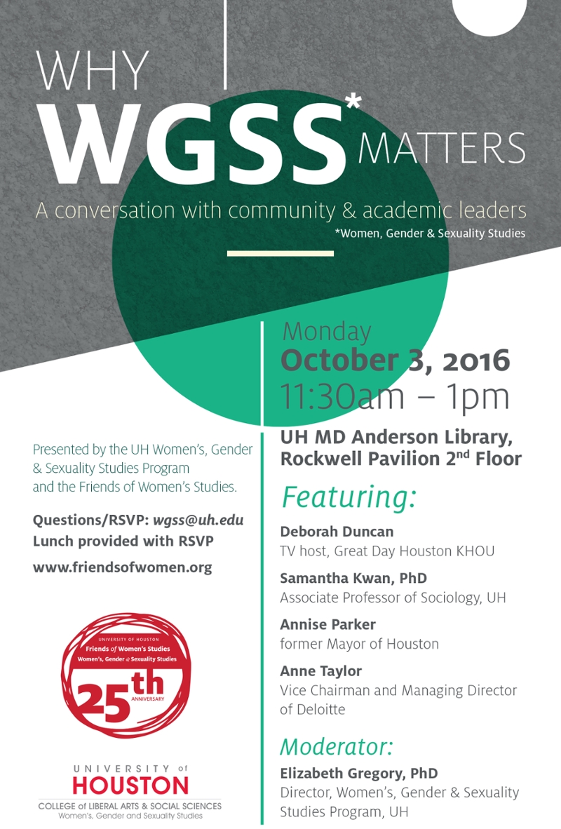 Why WGSS Matters Flyer