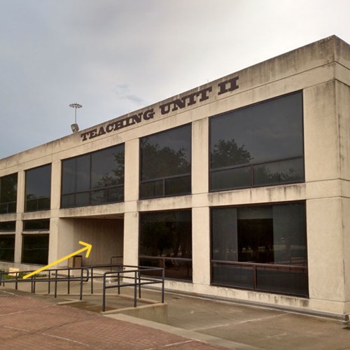 The exterior of the Teaching Unit 2 building