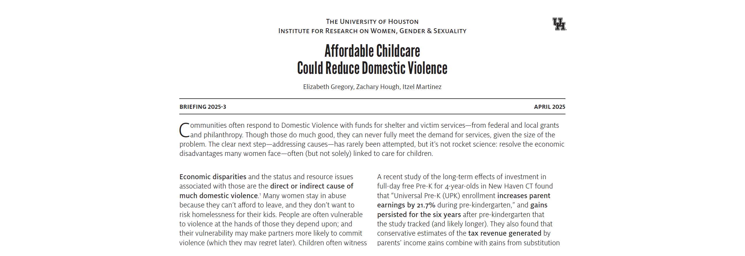 Affordable Childcare