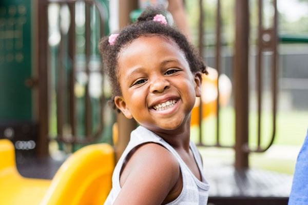 child smiling