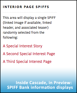 SPIFF Bank placeholder in preview