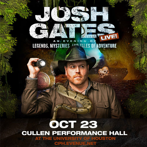 Josh Gates: An Evening of Legends, Mysteries, and Tales of Adventure | Oct 23