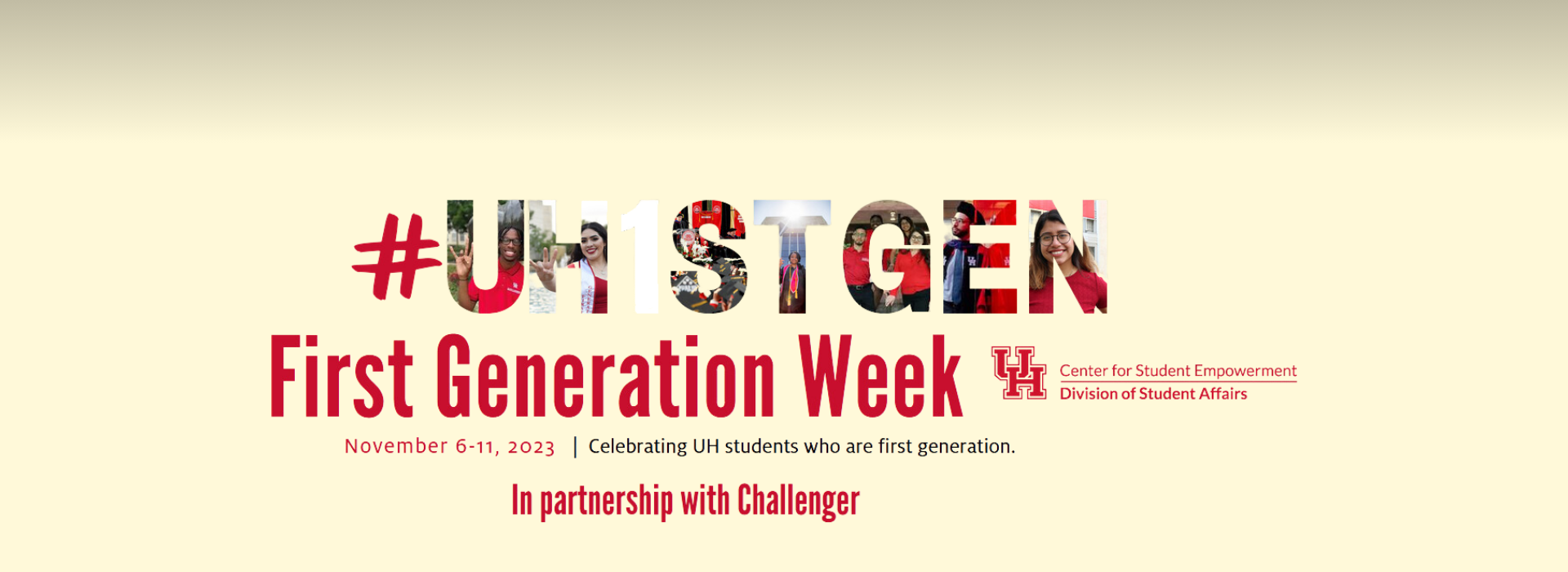 First Generation Student Banner