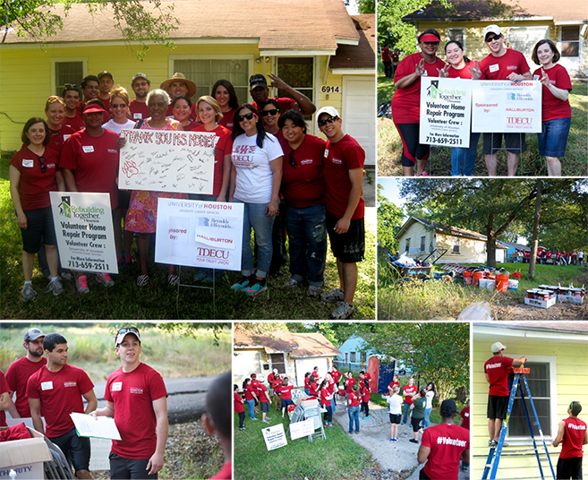 Coogs Day of Services photo collage