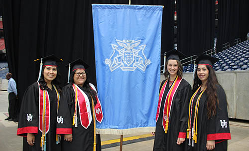 Jessica Guillen, Carla Flores, Paxton Tsika and Meghan Galvan