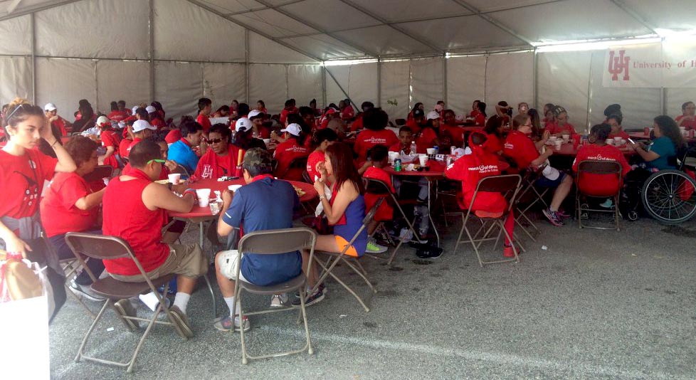 UH tent at March of Dimes March for Babies