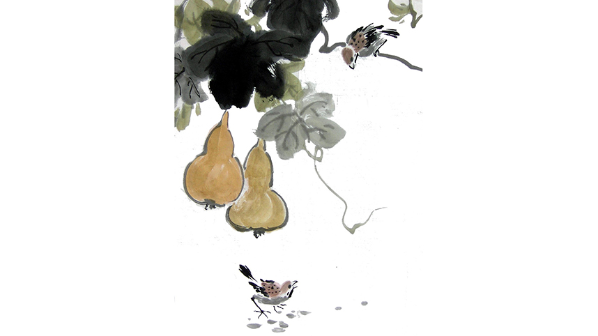 A painting by Chung, published in Art Education, the official journal of the National Art Education Association