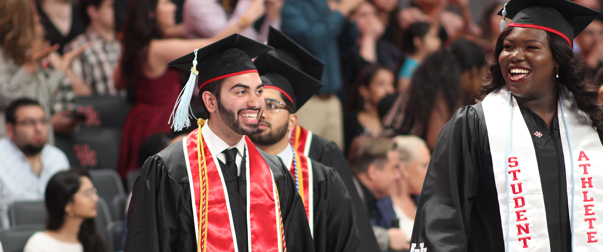 Students at graduation