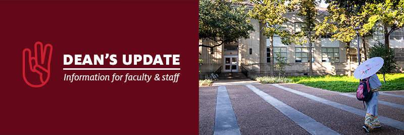 Dean's Update: Information for Faculty and Staff: Image of UH Campus