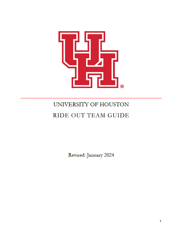 Ride Out Training University of Houston