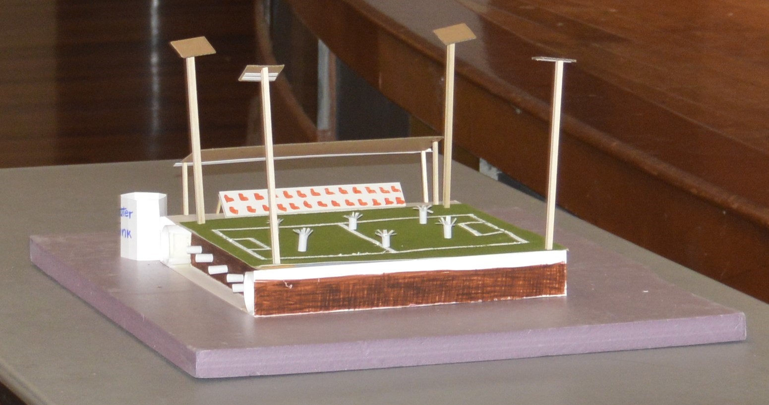 Team Net Positiv'es prototype on sustainable soccer fields