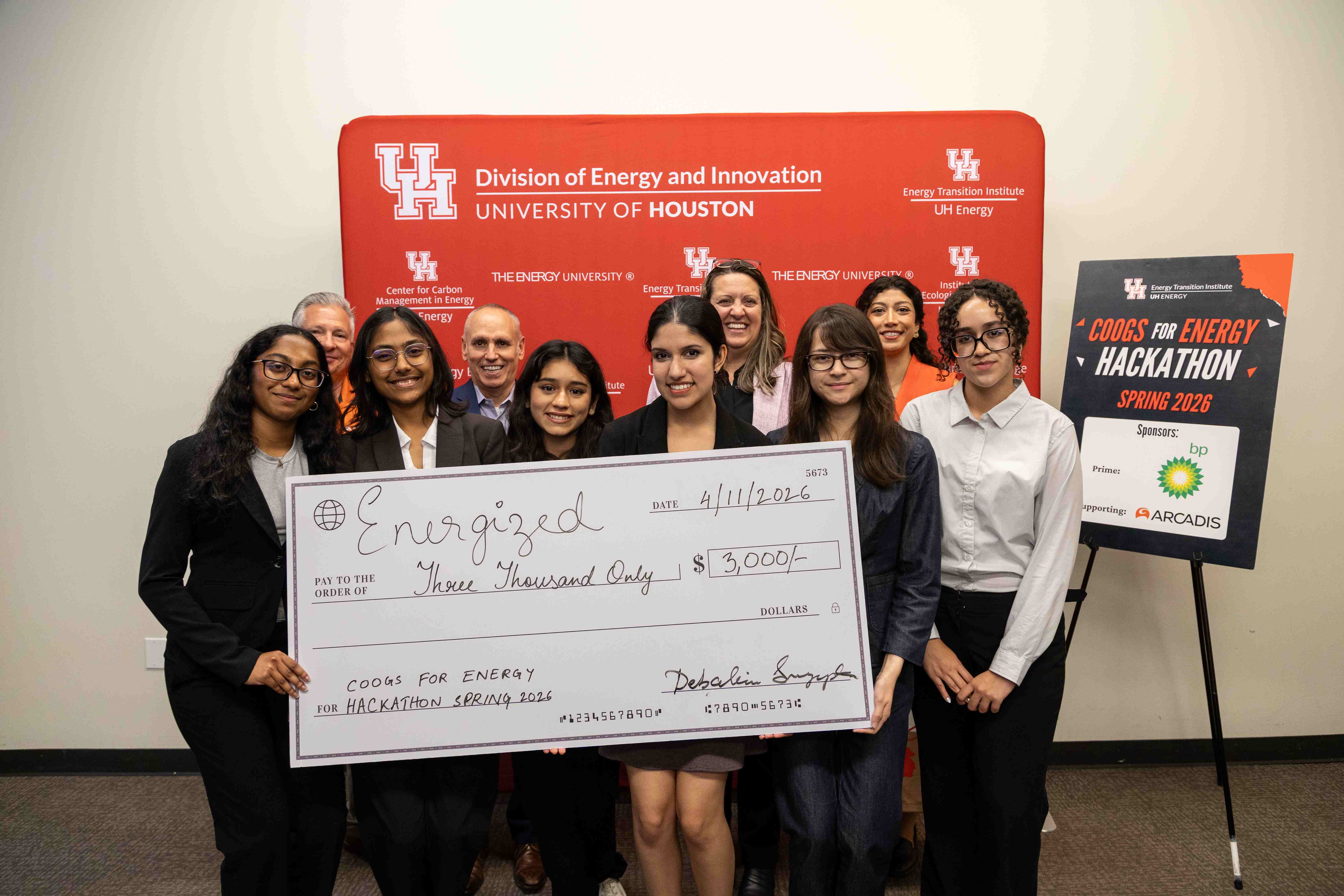 Team Energized in Second Place