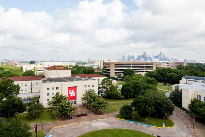 campus drone footage