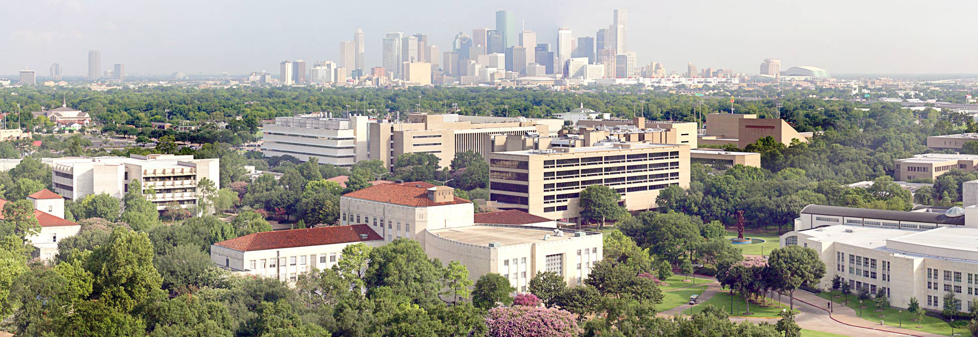 University of Houston with Houston Skyline in background