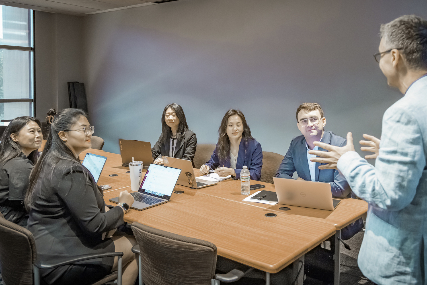 lecture being given to students