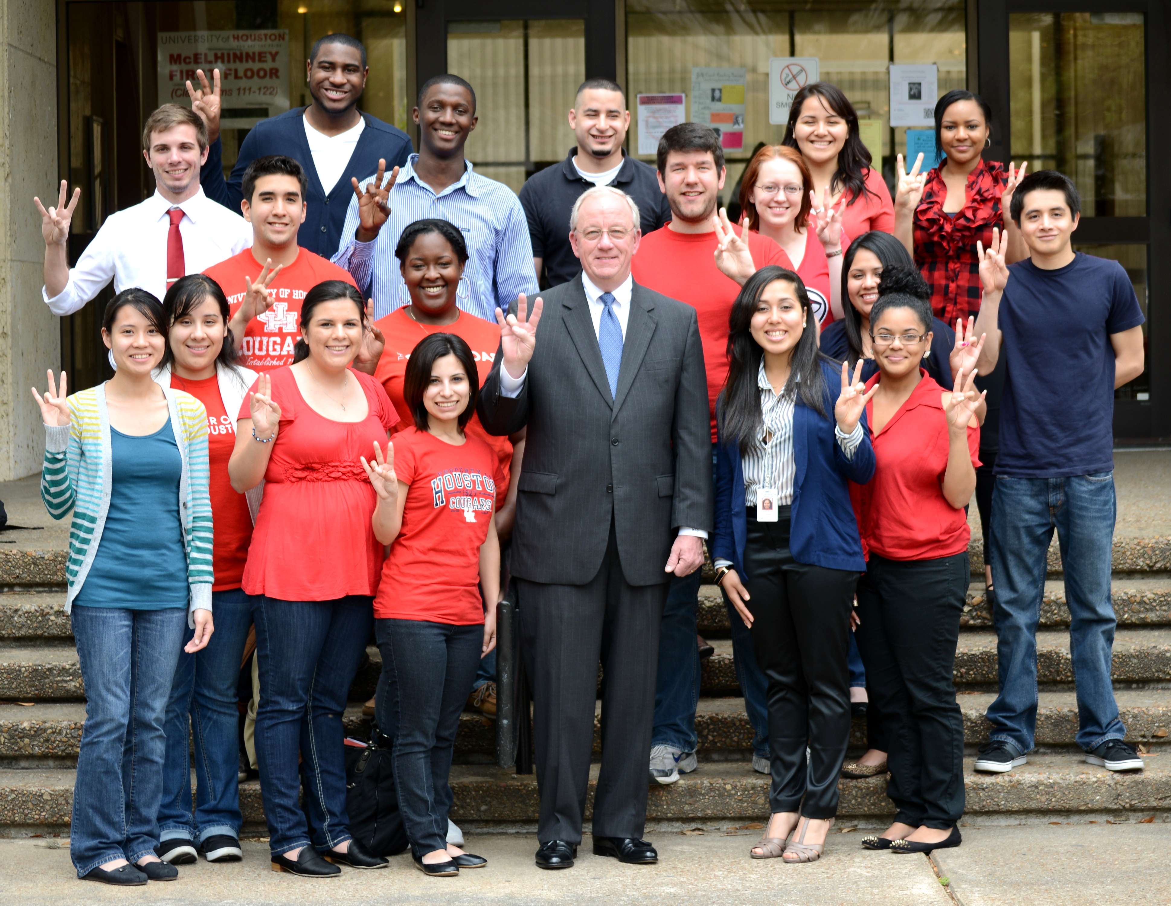 CHIP Interns with Tax Assessor Collector Mike Sullivan