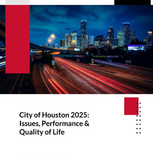 report cover with Houston skylline on the cover