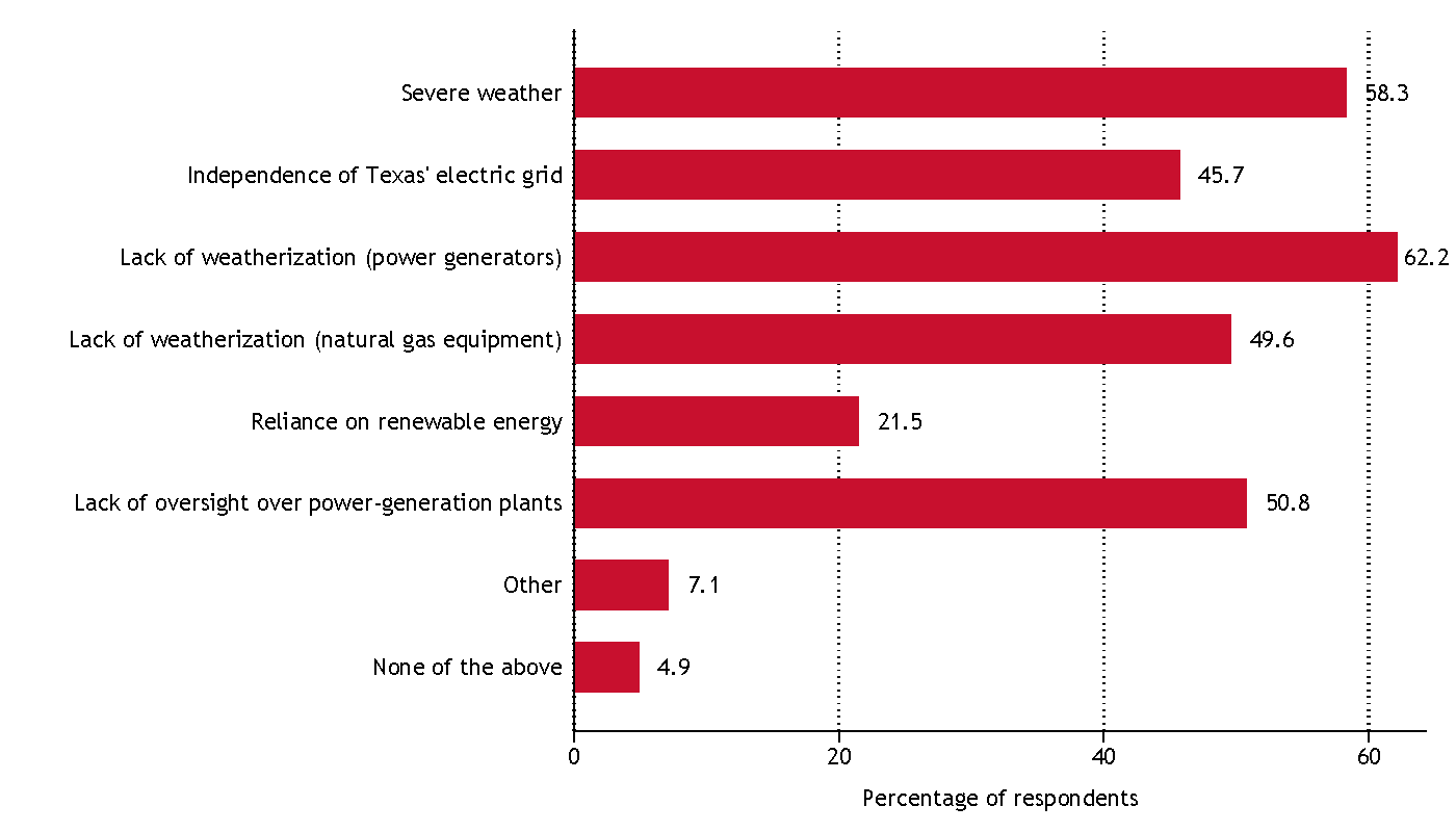 graphic: issues related to electric grid failure