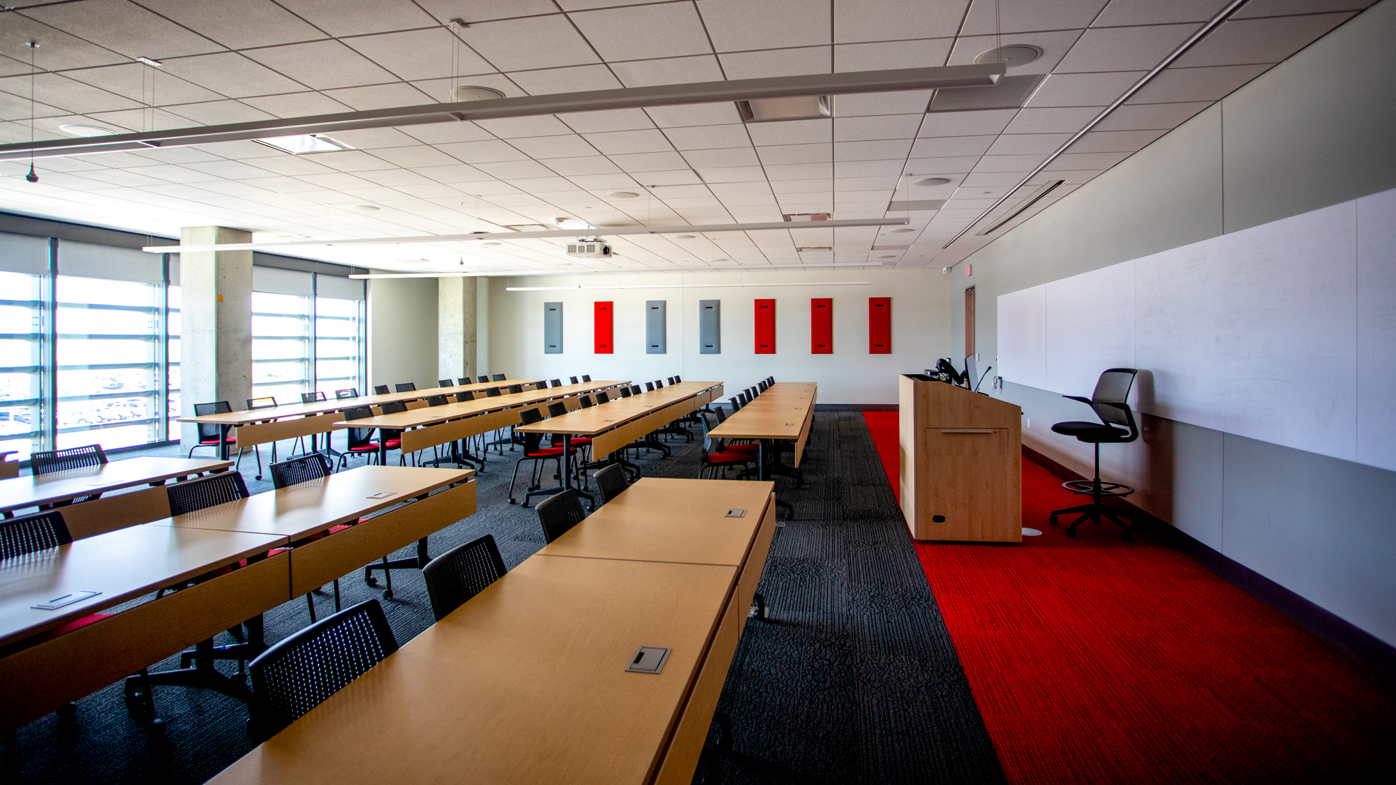 empty classroom