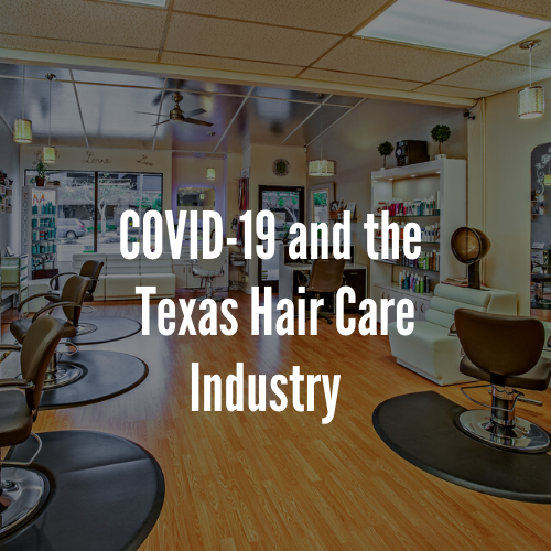 covid-19 on texas hair care industry report cover
