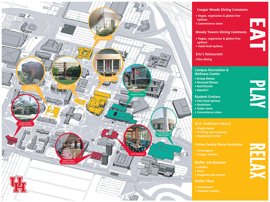 University Of Houston Campus Map