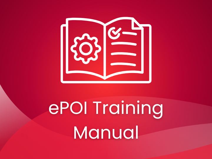 ePOI Training&nbsp;Manual