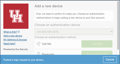 DUO add device