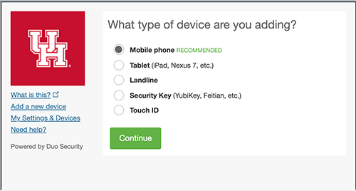DUO add device