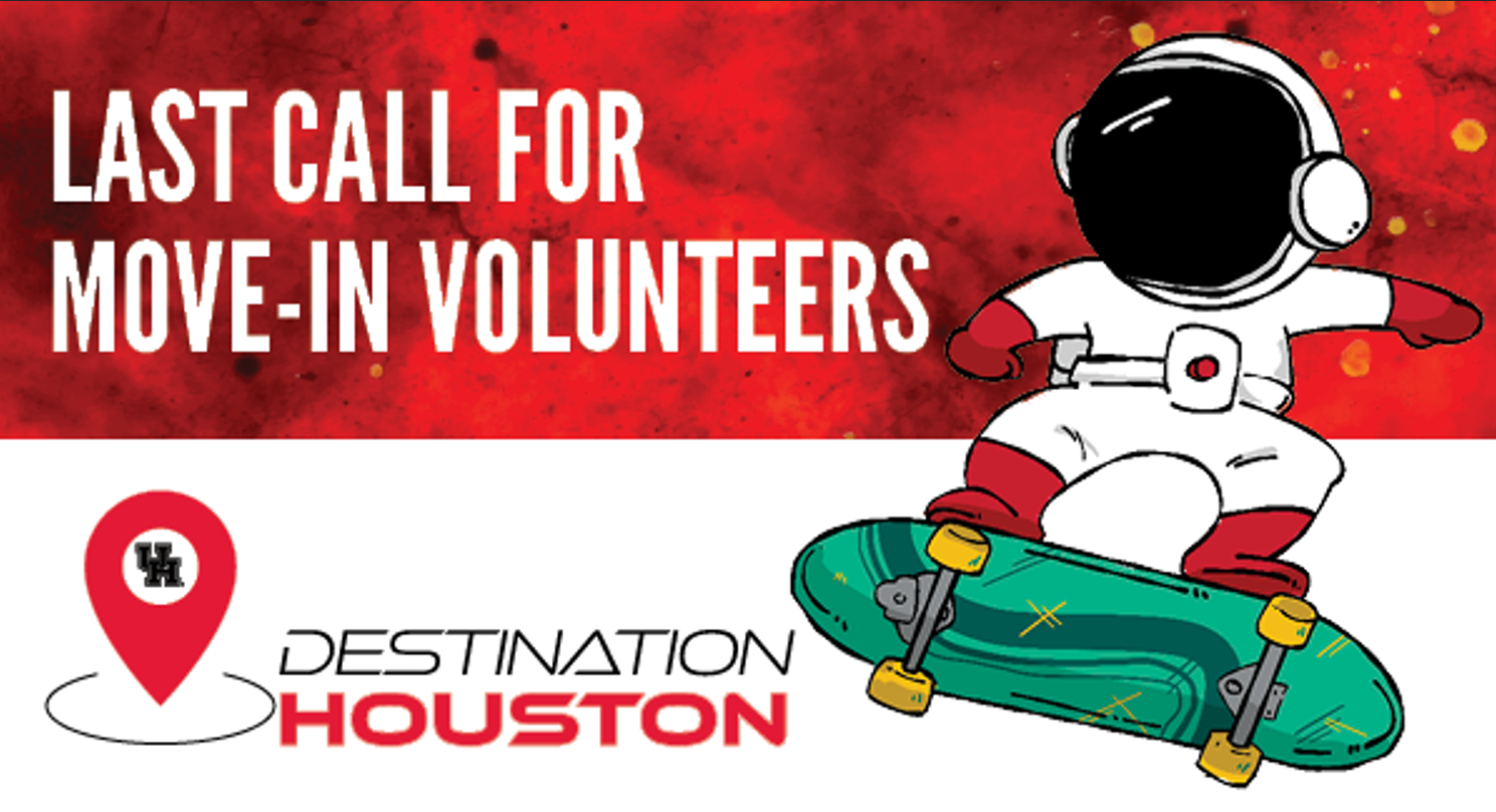 Last Call for Move-in Volunteers Last Call for Move-in Volunteers