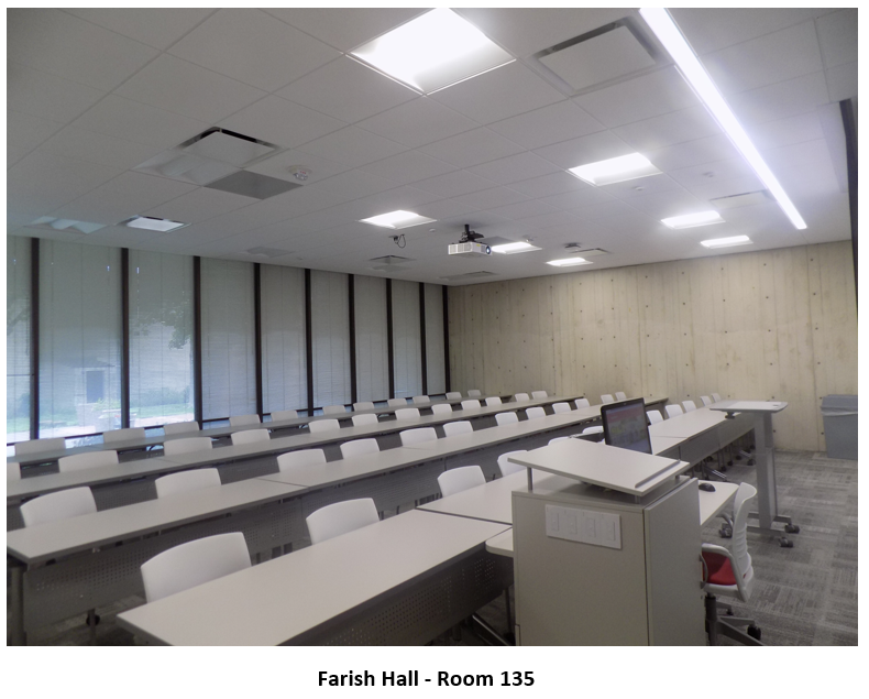 Farish Hall Room 135