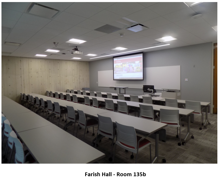 Farish Hall Room 135b