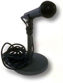 microphone with stand