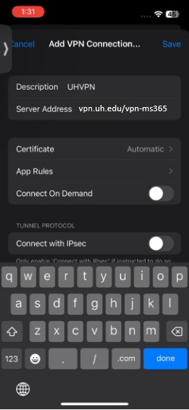 VPN iPhone Connector