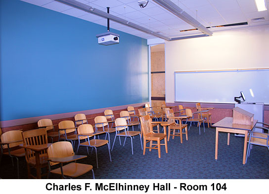 Charles F. McElhinney Hall Room 104 - General Purpose Picture