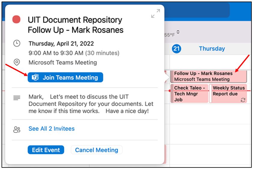 Join a Meeting or Conference Call - Microsoft Teams - Mac