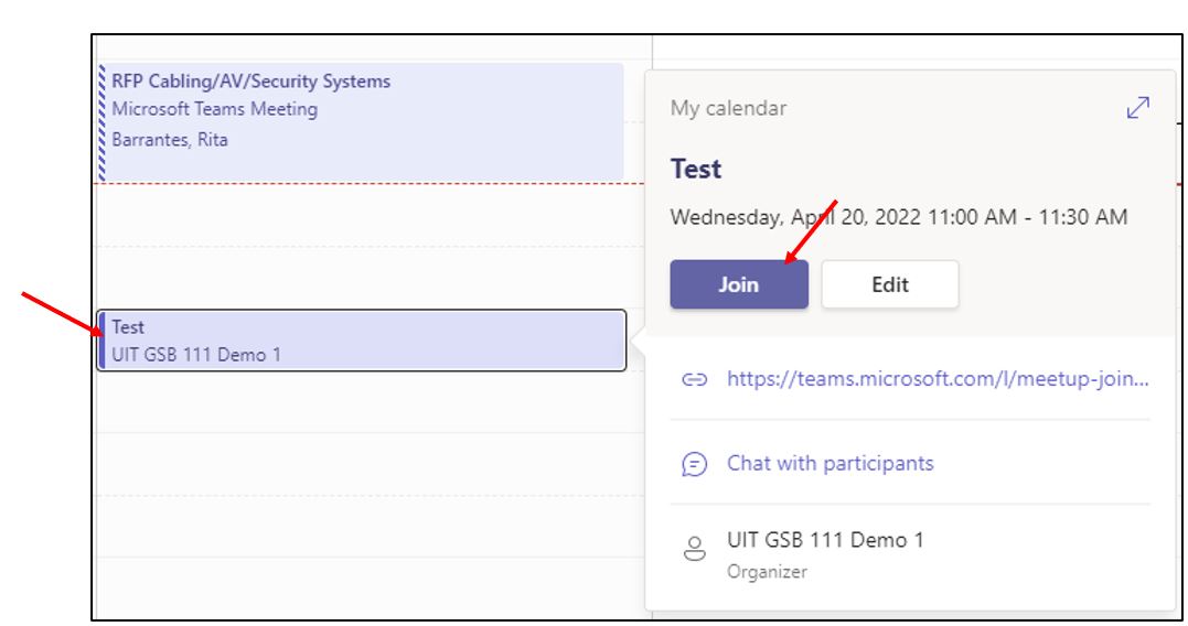 Join a Meeting or Conference Call - Microsoft Teams - Windows