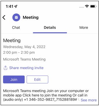 Join a Meeting using a Mobile Device