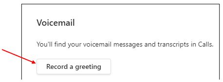Setup Voicemail for Microsoft Teams