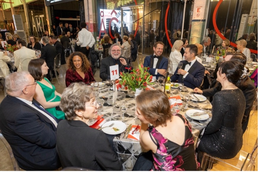 Arts in Motion Gala Guests Seated duing Dinner