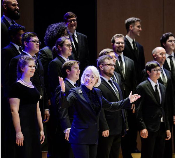 Concert Chorale competing in Hungary with Betsy Cook Weber