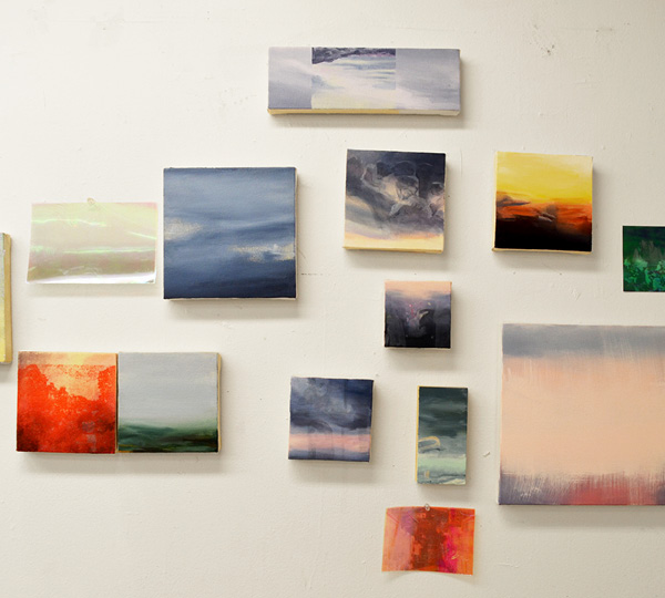 Works in Erin Carty's studio